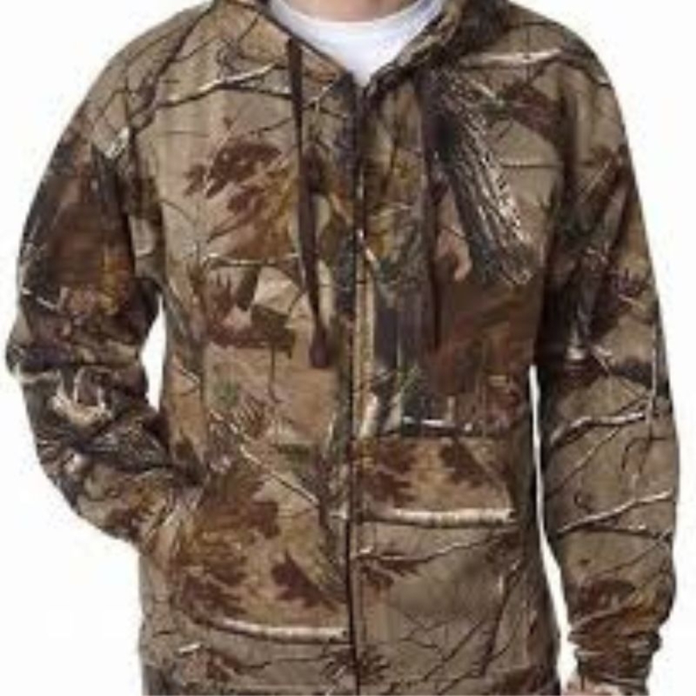 Walls Men's 2X-Large Regular Lined Real Tree Hooded Hunting/Work Jacket